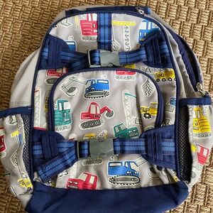 Pottery Barn Kids Mackenzie Gray Jax Construction Glow In The Dark Backpack